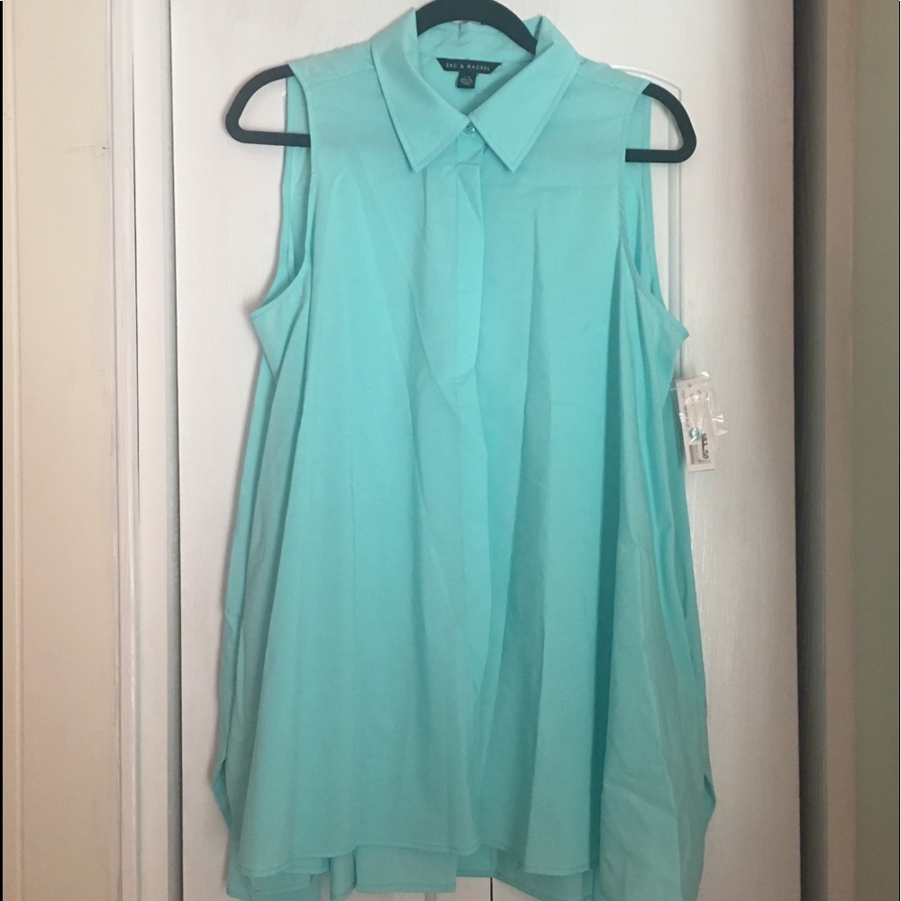 Zac & Rachel aqua swing top